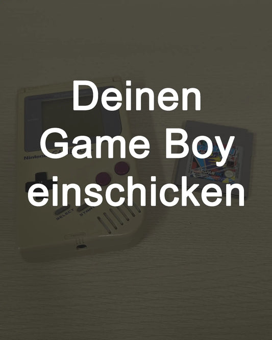 Dein GameBoy einschicken für einen fertigen Frame